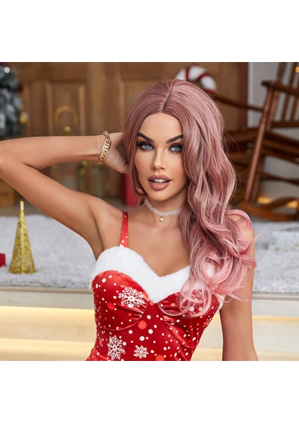 Pembe Siyah Kırçıllı Tül Peruk modelleri