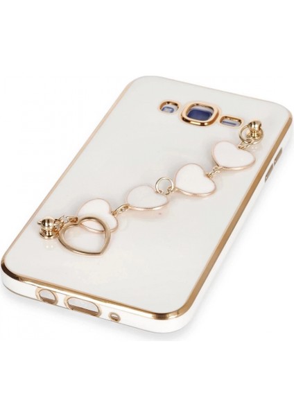 Samsung Galaxy J7 Kılıf Esila Silikon - Beyaz (K95) fırsatları