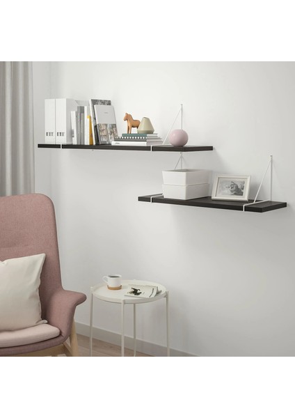 Bergshult Duvar Rafı Parçası Venge 120 x 20 cm fırsatları