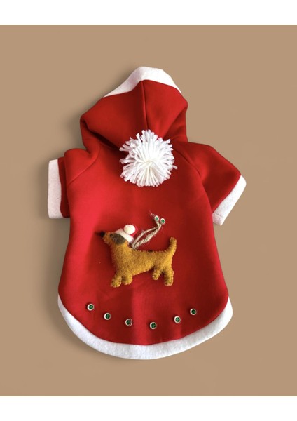 Buddy Kapşonlu Yılbaşı Köpek Sweatshirt Noel fiyatları