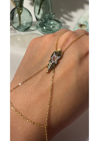 Ithal Yüksek Kalite Üretim Altın Kaplama Kuş Tüyü - Tüylü Yıldız Model Şahmeran fiyatları