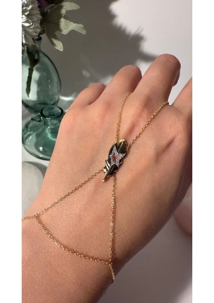 Ithal Yüksek Kalite Üretim Altın Kaplama Kuş Tüyü - Tüylü Yıldız Model Şahmeran fırsatları