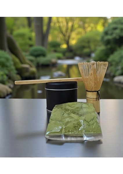 Maca Çayı Bambu Matcha Çayı 25 gr Karıştırıcı Fırça ve Kaşık Bamboo Whisk Köpürtücü ( Saf Matcha) fiyatları