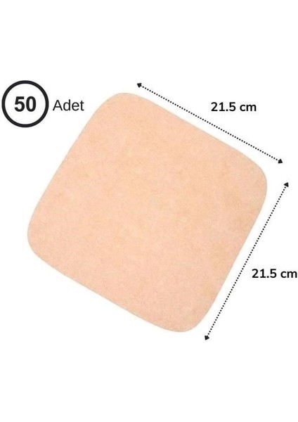 100 Adet Air Fryer Pişirme Kağıdı Tek Kullanımlık Yağ Su Geçirmez Yapışmaz Deliksiz Düz Kare Model modelleri