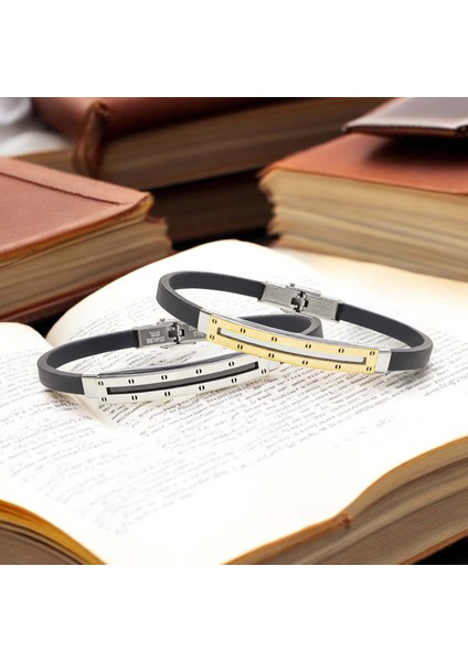 Desenli Çelik Bileklik 959SCB019 fırsatları