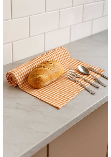 Zefir Desen Sofra Bezi Masa Örtüsü 170 x 170 cm Turuncu fiyatları