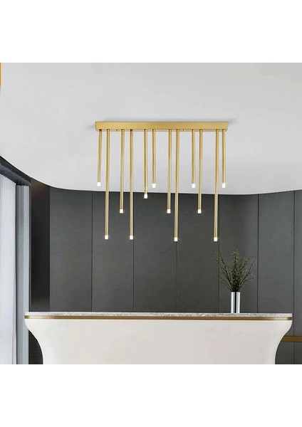 Pipe Plafonyer LED Avize 100 cm 12LI Boru Eskitme fiyatları