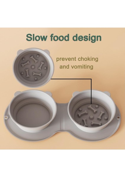Mikopet Katlanabilir Ikili Mama ve Su Kabı fiyatları