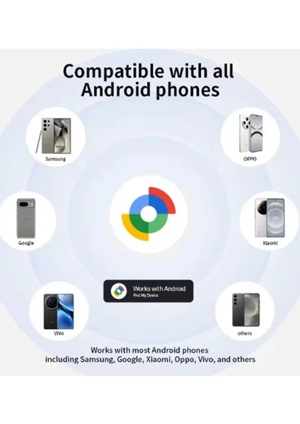 Buğz Airtag Android Konum Belirleme Akıllı Takip Cihazı Smart Finder Beyaz indirimleri