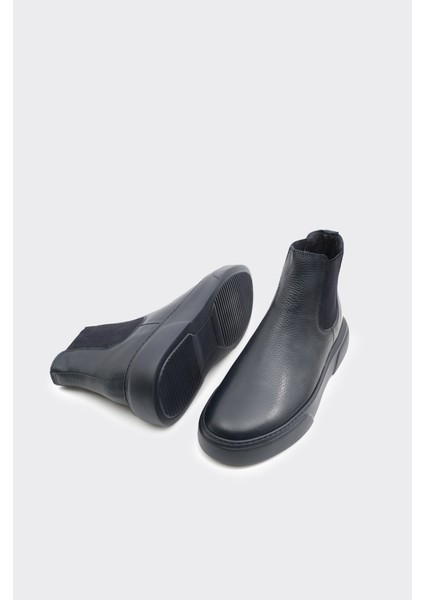 Hakiki Deri Lastikli Erkek Bot indirimleri