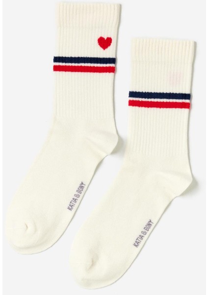 Baskılı 4'lü Paket Soket Çorap Ekru fiyatları