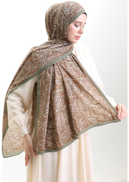 Karaca Desenli Mio Şal 82011-04 Çağla Yeşili modelleri