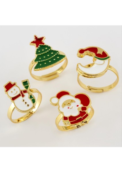 Yılbaşı Figürlü Eklem Yüzük