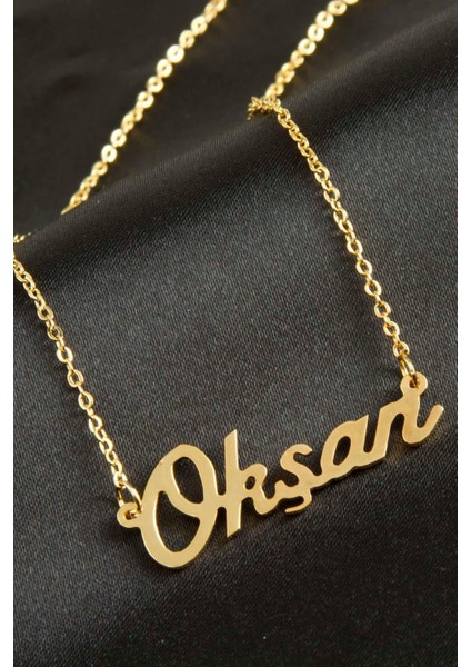 Okşan Isimli Kolye (Kişiye Özel)