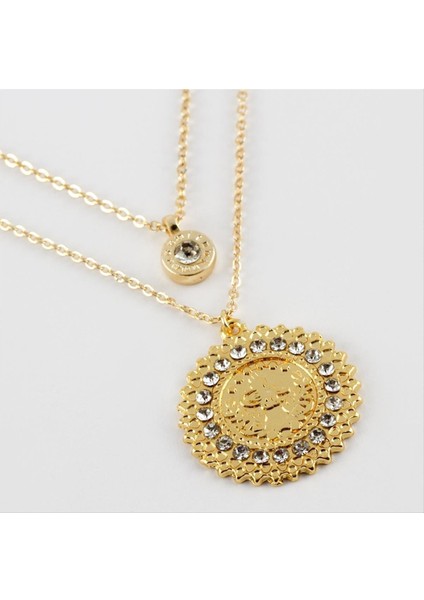 Tuğra Figürlü Yeni Sezon Ikili Kolye