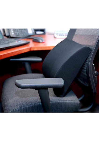 Ortopedik Bel Yastığı Ev Ofis Oto Koltuğu Sırt Bel Destek Minderi Kumaş