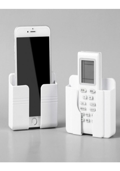 Telefon ve Kumanda Standı Plastik Duvar Üstü Sabitleyici Plastik Tr modelleri