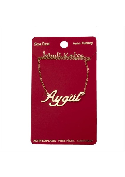 Aygül Isimli Kolye (Kişiye Özel)