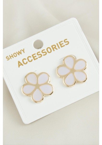 Papatya Yeni Sezon Mineli Küpe