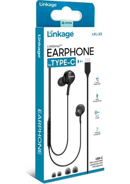 Linkage Lkl-23 Type-C Mikrofonlu Kulaklık – Çağrı ve Müzik Için Yüksek Ses Kalitesi fiyatları