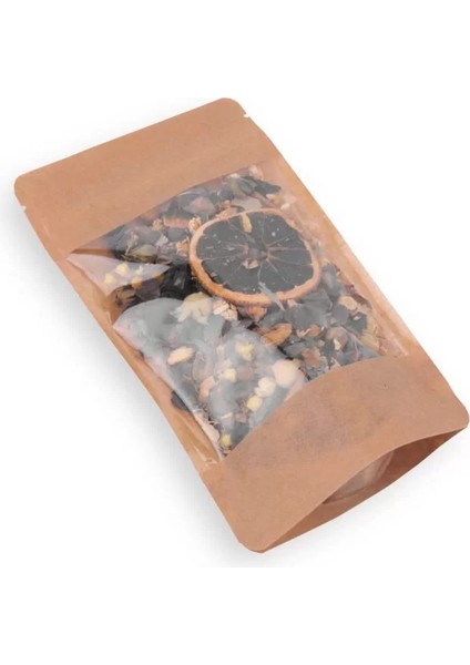 Geniş Kraft Pencereli Doypack 16X27X8 cm (50 Adet) modelleri