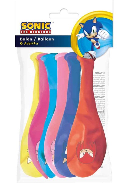 2 Adet Balonevi Sonic Balon 6'lı fiyatları