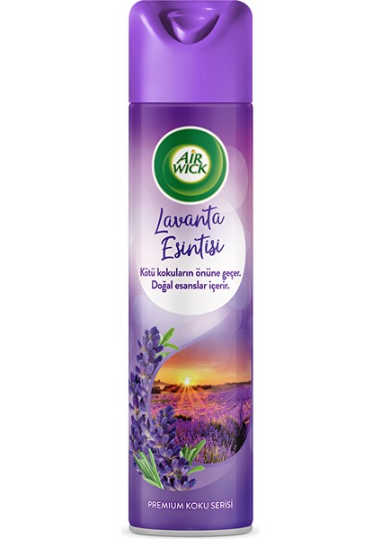 3 Adet Air Wick Aerosol Lavanta Esintisi 300 ml