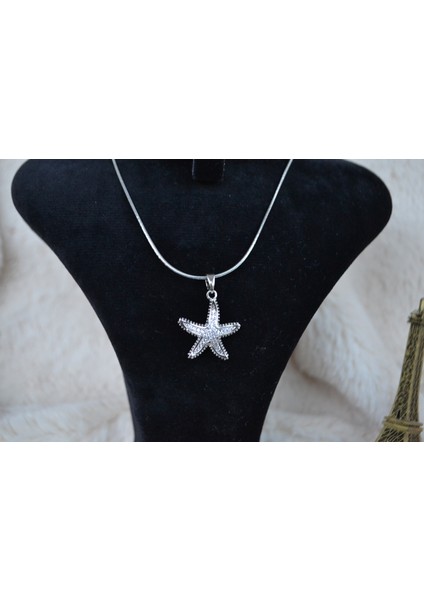 Deniz Yıldızı Temalı Çelik Kolye fiyatları