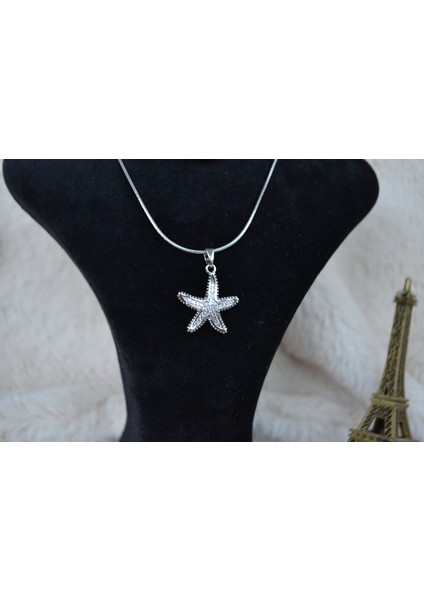 Deniz Yıldızı Temalı Çelik Kolye modelleri