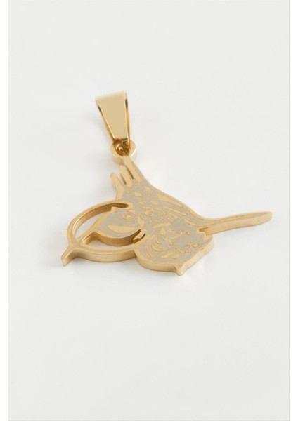 Tuğra Çelik Kolye Ucu 3 cm