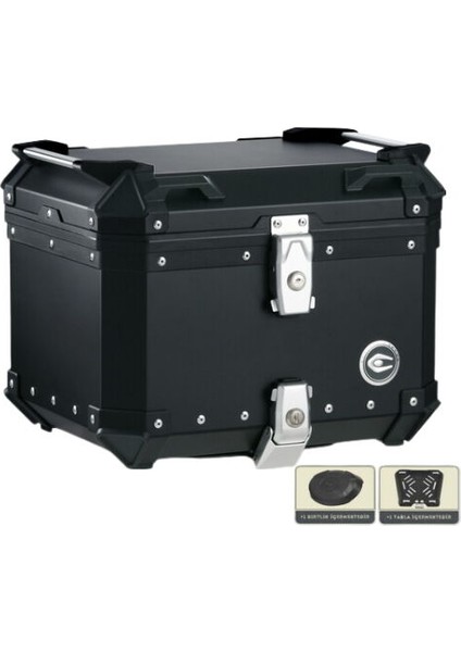 Alüminyum Arka Çanta 45LT-SİYAH