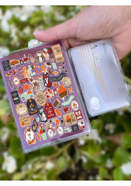 Doğa Tatili Desenli Universal Şeffaf Pasaport Kılıfı Model Tüm Ülke Pasaportlarına Uygun