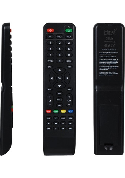 Y33A Youtube Tuşlu Hd Uydu Kumandası fiyatları