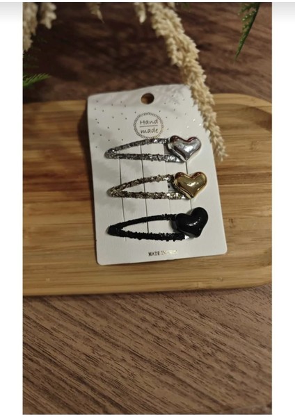 Kalpli 3 Renkli Toka Seti