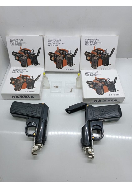 Kapaklı Benzinli Tabanca Sigaralık Çakmak indirimleri