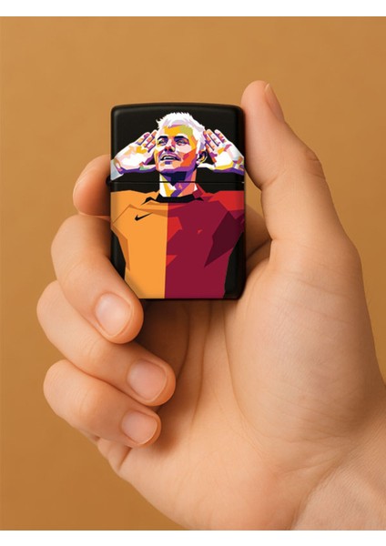 Özel Tasarım Şık ve Dayanıklı Uv Desenli Baskılı Benzinli Metal Çakmak 99ICARDII