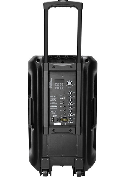 Mıcrolab M63, 120W, Taşınabilir, Bt/usb/aux/tf/tws, Rgb Işıklı, Batarya, 2ADET Uhf Mikrofon, Karaoke/parti, Bluetooth Speaker, modelleri