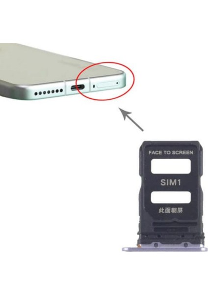 Xiaomi 15 Uyumlu Sim Kart Tepsisi 24129PN74G, 24129PN74I, 24129PN74C modelleri