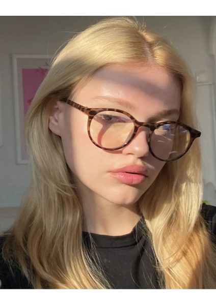 Unisex Leopar Desenli Mavi Işık Filtreli Korumalı Bilgisayar Ekran Gözlüğü Blue Block fiyatları