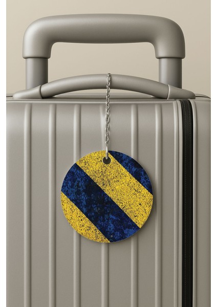 Pleksi Zincirli Bavul Etiketi Seyahat Tatil Için Tasarım Valiz Etiketi Sevdamız Bu Renkler