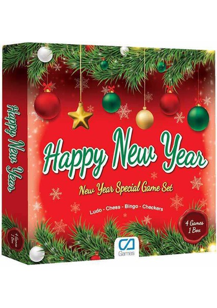 4 Adet Ca Games 4'lü Yılbaşı Oyun Seti (Tombala, Dama, Satranç, Kızma Birader) fiyatları