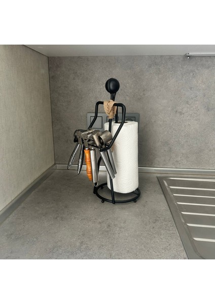 Dekoratif Kağıt Havluluk Askılı Insan Figürlü El Havlusu Eşya Tutacağı Mutfak Toparlayıcı indirimleri