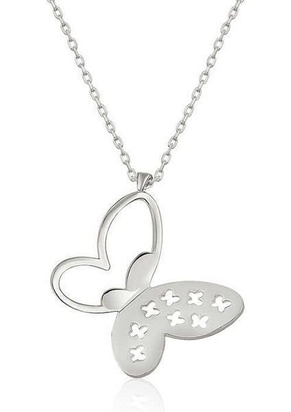 Gümüş Kelebek Bayan Kolye fiyatları