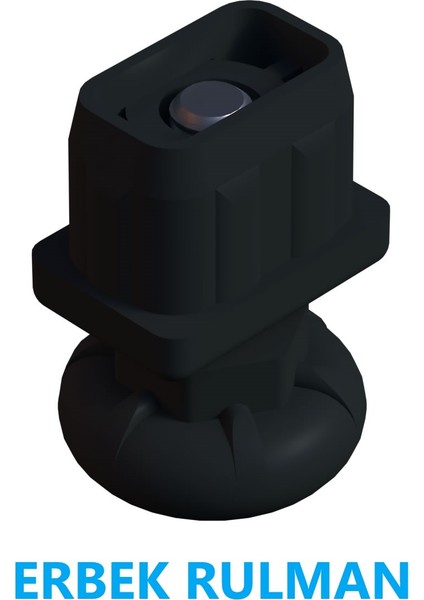 20X30 Plastik Ayarlanabilir Içe Geçme Ayaklı Rotilli Profil Tapası 1 Adet Siyah fiyatları