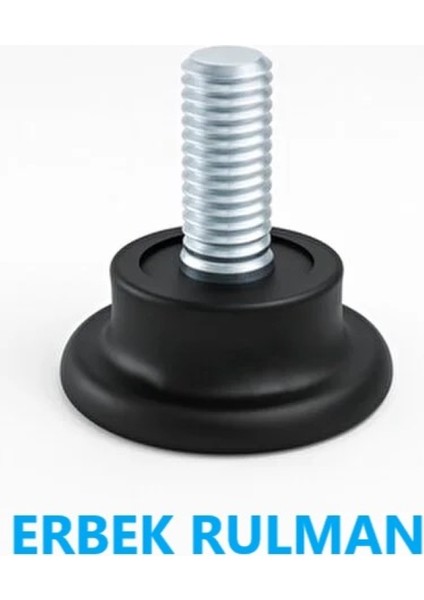 20X30 Plastik Ayarlanabilir Içe Geçme Ayaklı Rotilli Profil Tapası 1 Adet Siyah modelleri