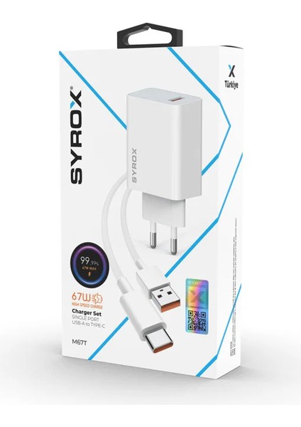 M67T 3.0A 67W Type-C Şarj Cihazı fiyatları