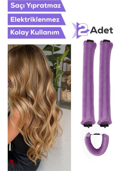 2’li Saç Şekillendirici Metal Kancalı Saç Bukle Aparatı