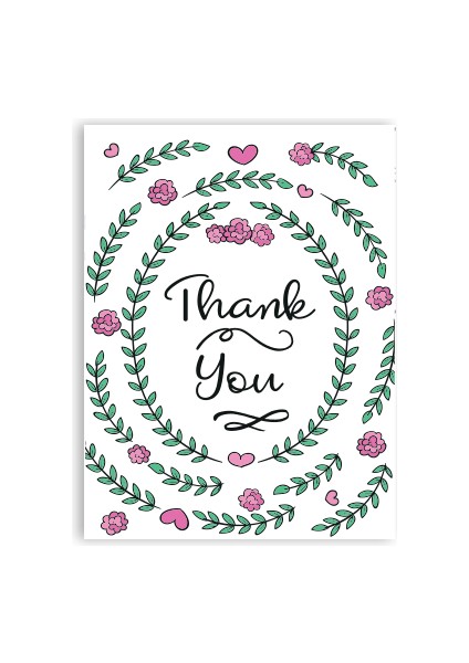 Minimal Teşekkür Kartı