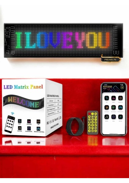 LED Matrix Panel Dijital Ekran Kumandalı Pixsel Görünümlü modelleri