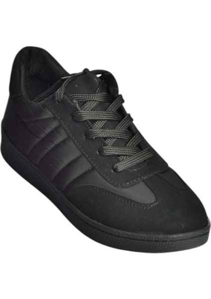 V820104404 Siyah Kumaş Spor Ayakkabı Sneakers